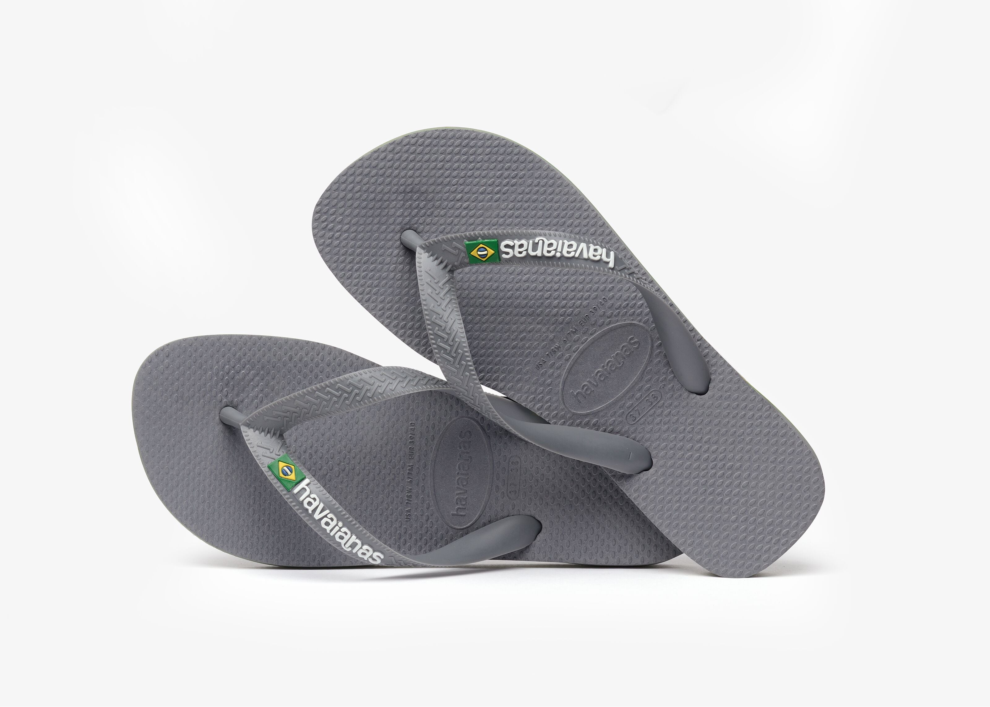 Brasil Logo klipklapper - Steel Grey/Steel
